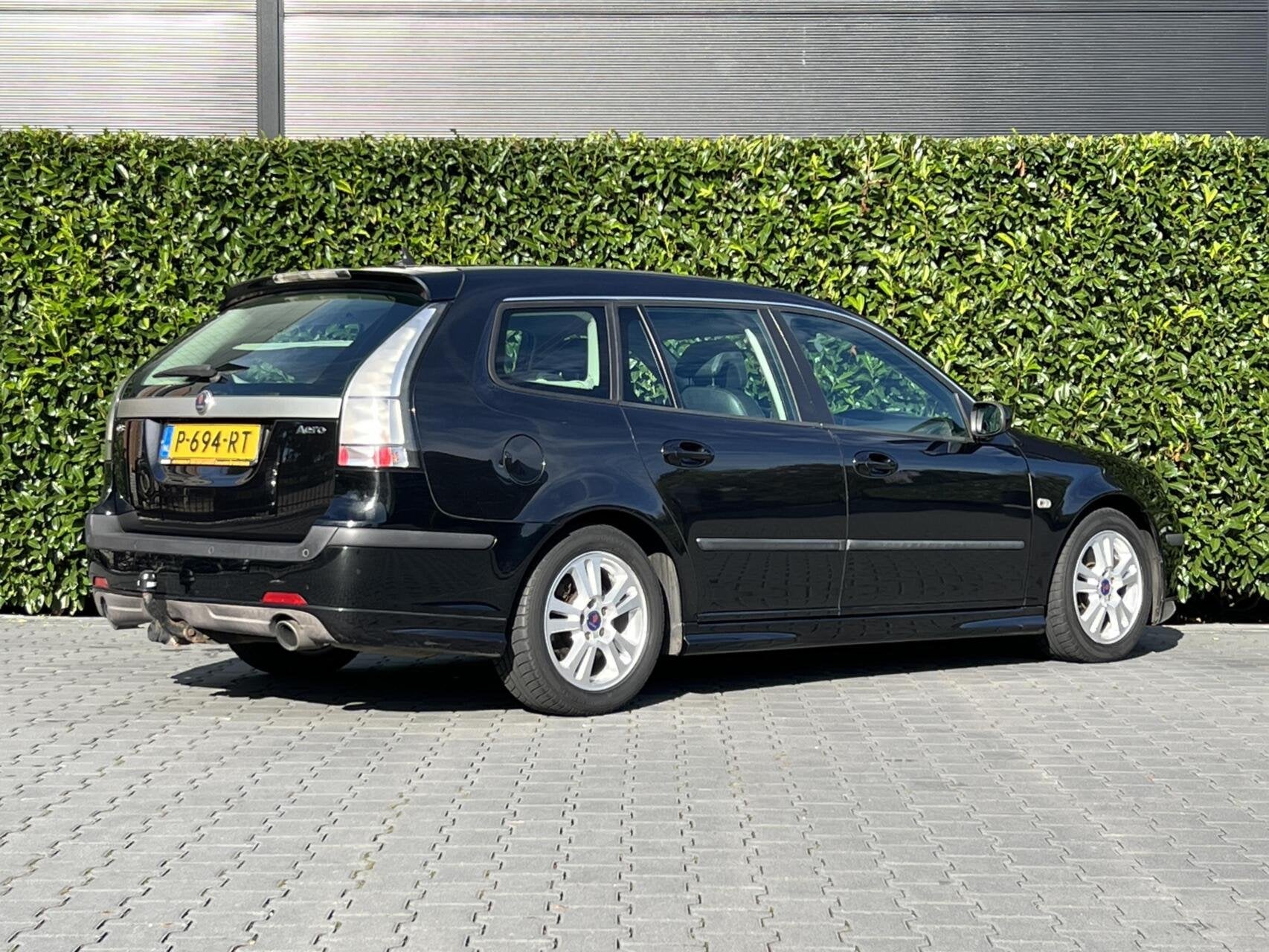 Saab 9-3 Sport Estate 2.8 V6 T Aero, LEDER, CLIMATE CONTROL,, Auto's, Gebruikt, Zwart, Leder, 1600 kg