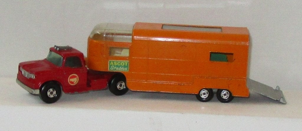 Matchbox K18 Kew Fargo articulated Horse Box, Ophalen of Verzenden, Gebruikt, Bus of Vrachtwagen, Matchbox