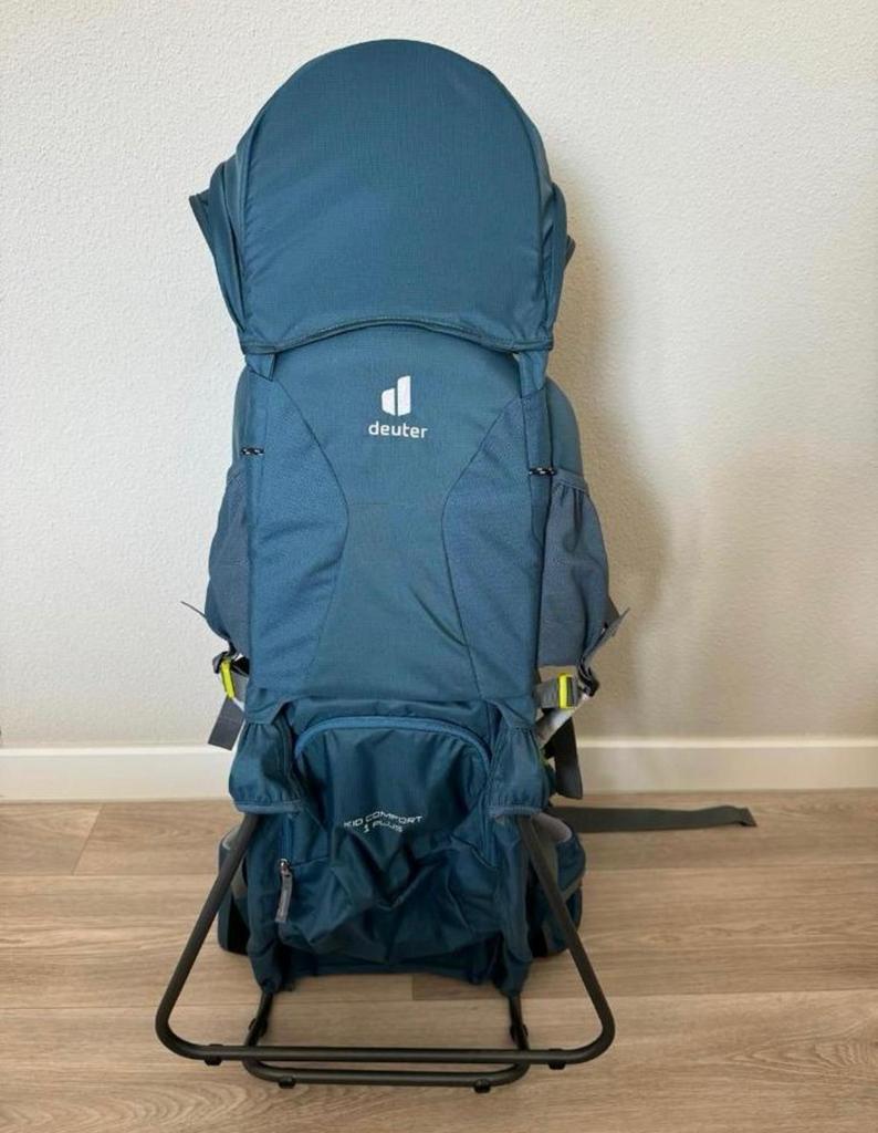 Te huur: Deuter Kid Comfort, Kinderen en Baby's, Babydragers en Draagdoeken, Zo goed als nieuw, Draagzak, Rug, Overige merken