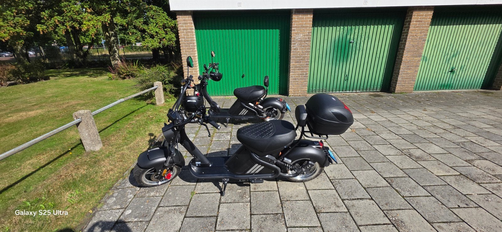 2x mangosteen M2 elektrische scooter blauw kenteken, Fietsen en Brommers, Ophalen, Overige merken