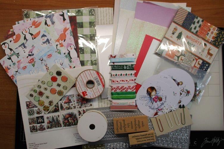 Kerst spulletjes, Hobby en Vrije tijd, Kaarten | Zelf maken, Ophalen of Verzenden, Zo goed als nieuw, Kerst, Overige typen