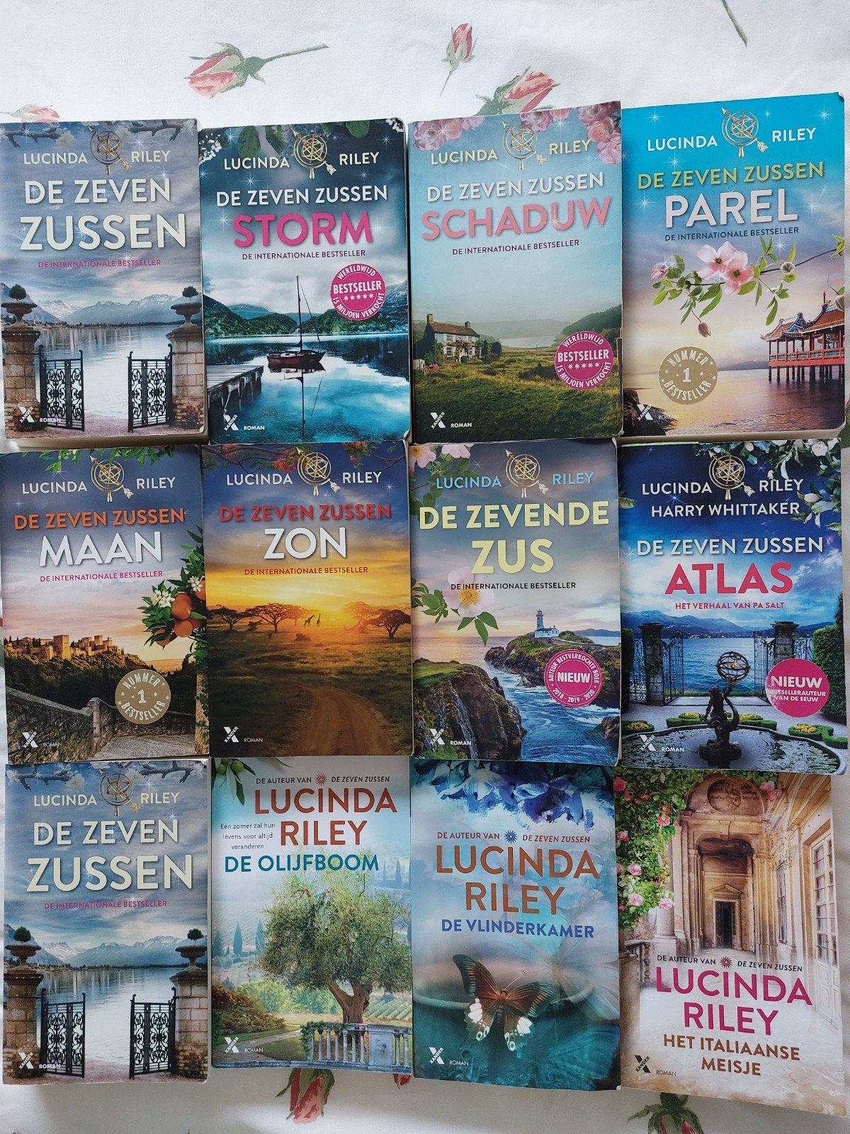 Serie7 Zussen LucindaRiley totaalprijs €25,-, Boeken