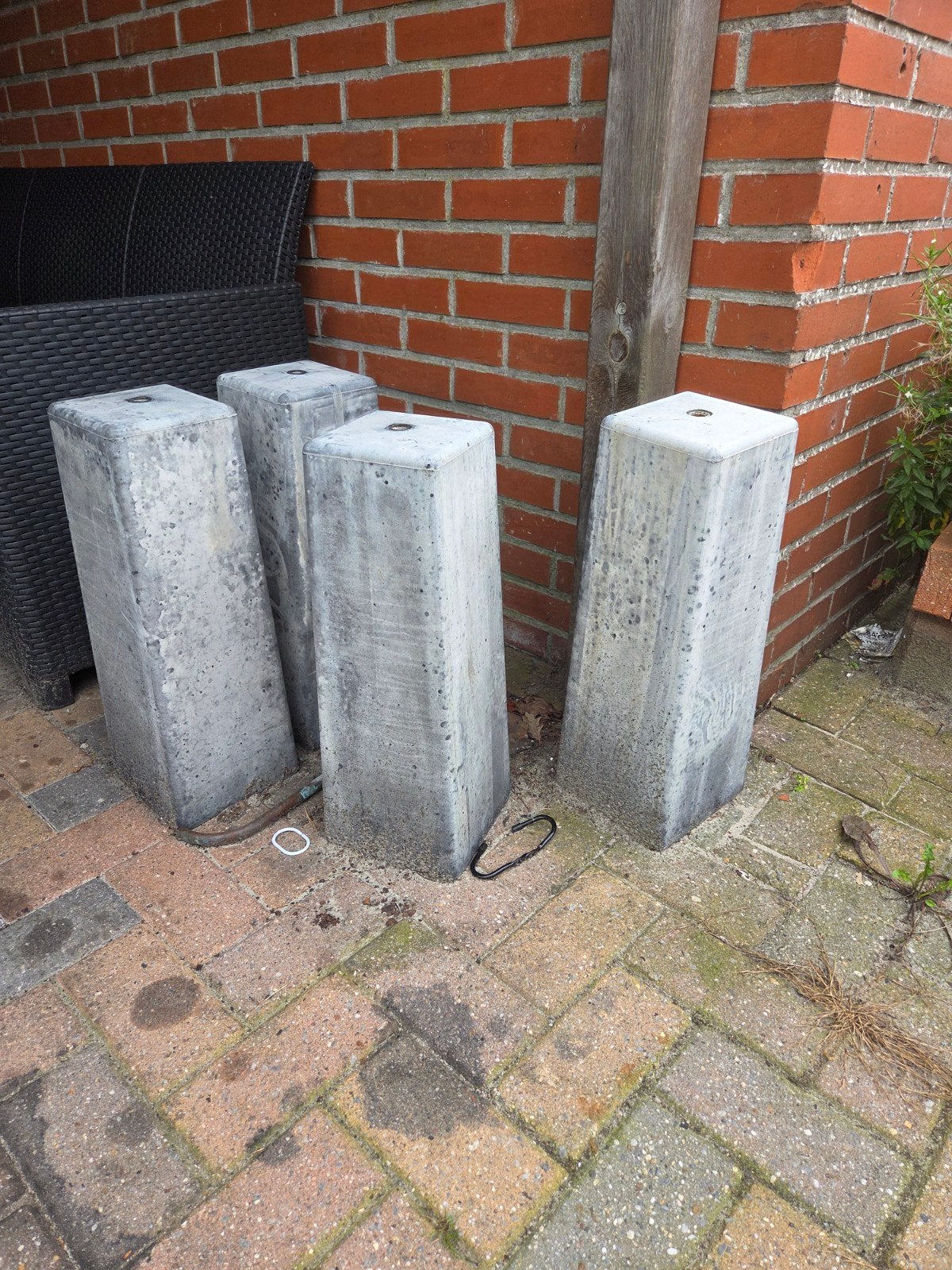 betonpoer, beton poer 4 stuks 50cm hoog, Ophalen, Minder dan 10 meter, Overige typen