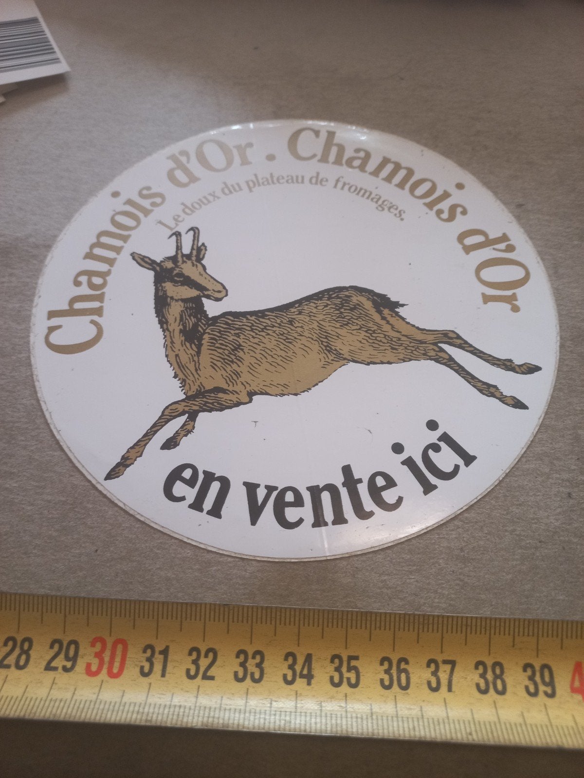 Vintage Chamois d'Or  - 'en vente ici', Ophalen of Verzenden, Gebruikt