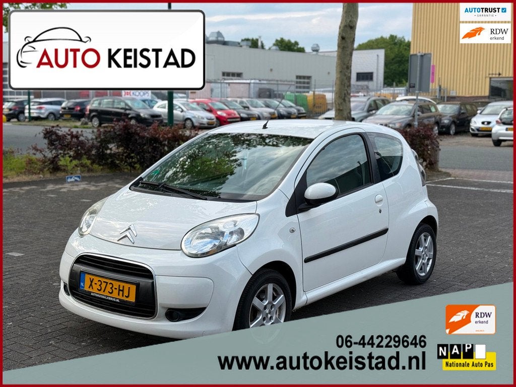 Citroen C1 1.0-12V AIRCO/ELEKTR. RAMEN/TOERENTELLER! 1 JAAR, Voorwielaandrijving, Gebruikt, 4 stoelen, Bedrijf
