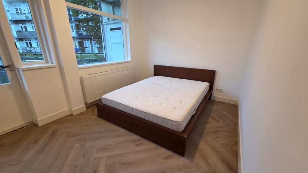 2 persoonsbed, Ophalen, Gebruikt, Bruin, Tweepersoons