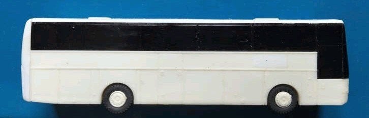Witte modelbus - Van Hool, Ophalen of Verzenden, Zo goed als nieuw, Overige typen, Overige merken