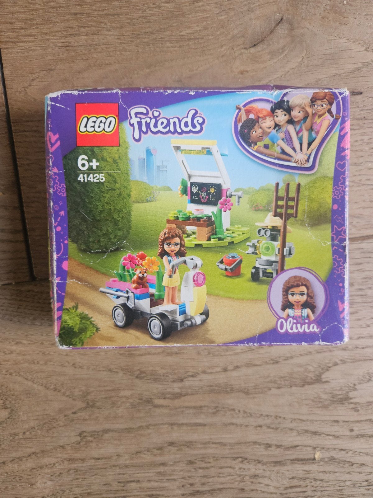 Lego Friends Olivia's garden 41425, Friends, Ophalen of Verzenden, Zo goed als nieuw, Complete set