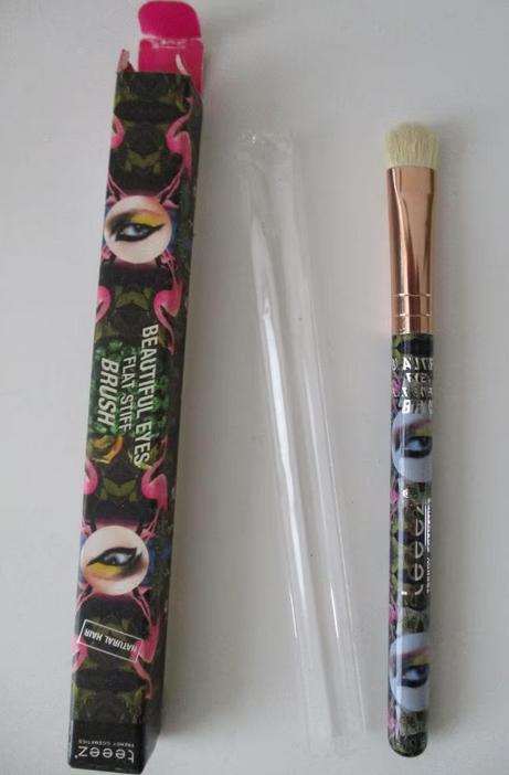 Teeez Trend Cosmetics Beautiful Eyes flat stiff brush, Oosterveldweg 15, 7274 DZ, Ogen, Verzenden, Zwart