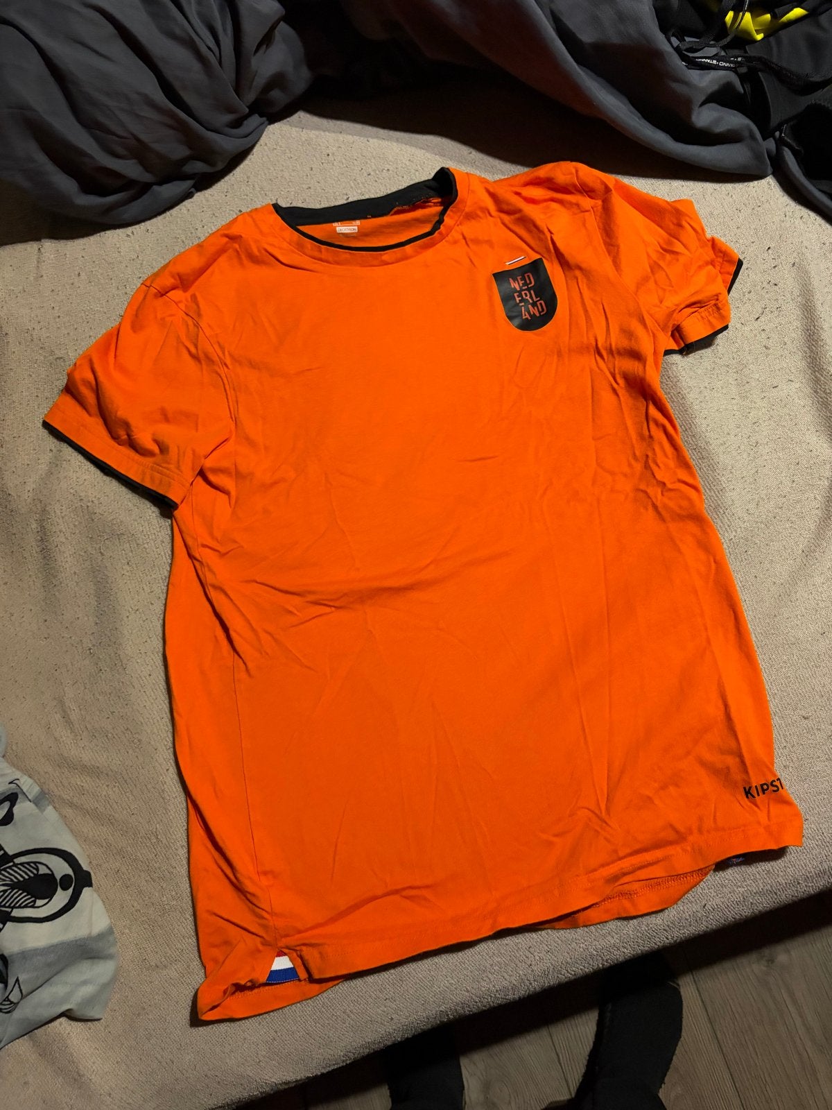 Nederland WK Shirt Maat M - Oranje Fan Shirt, Ophalen, Gedragen, Maat 48/50 (M), Oranje