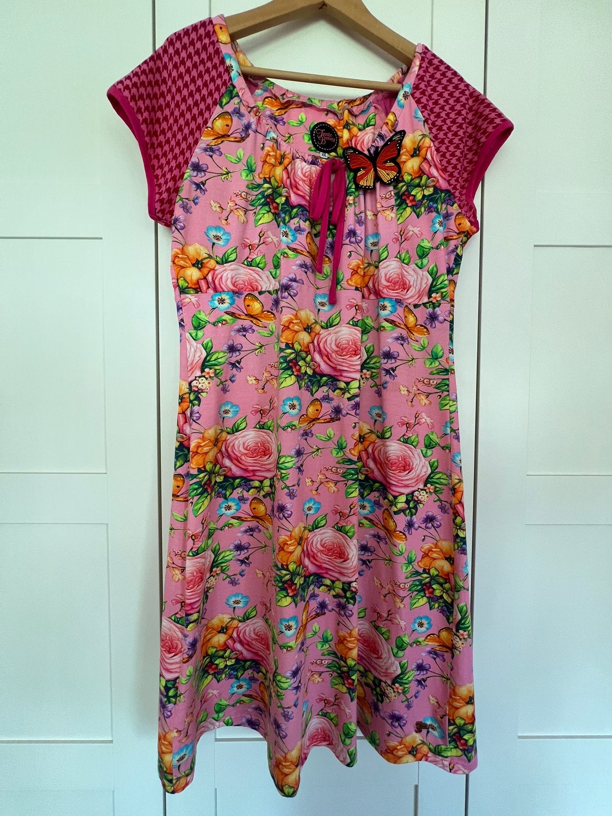 Jurk Tante Betsy xxl, Kleding | Dames, Jurken, Ophalen, Maat 46/48 (XL) of groter, Zo goed als nieuw, Knielengte