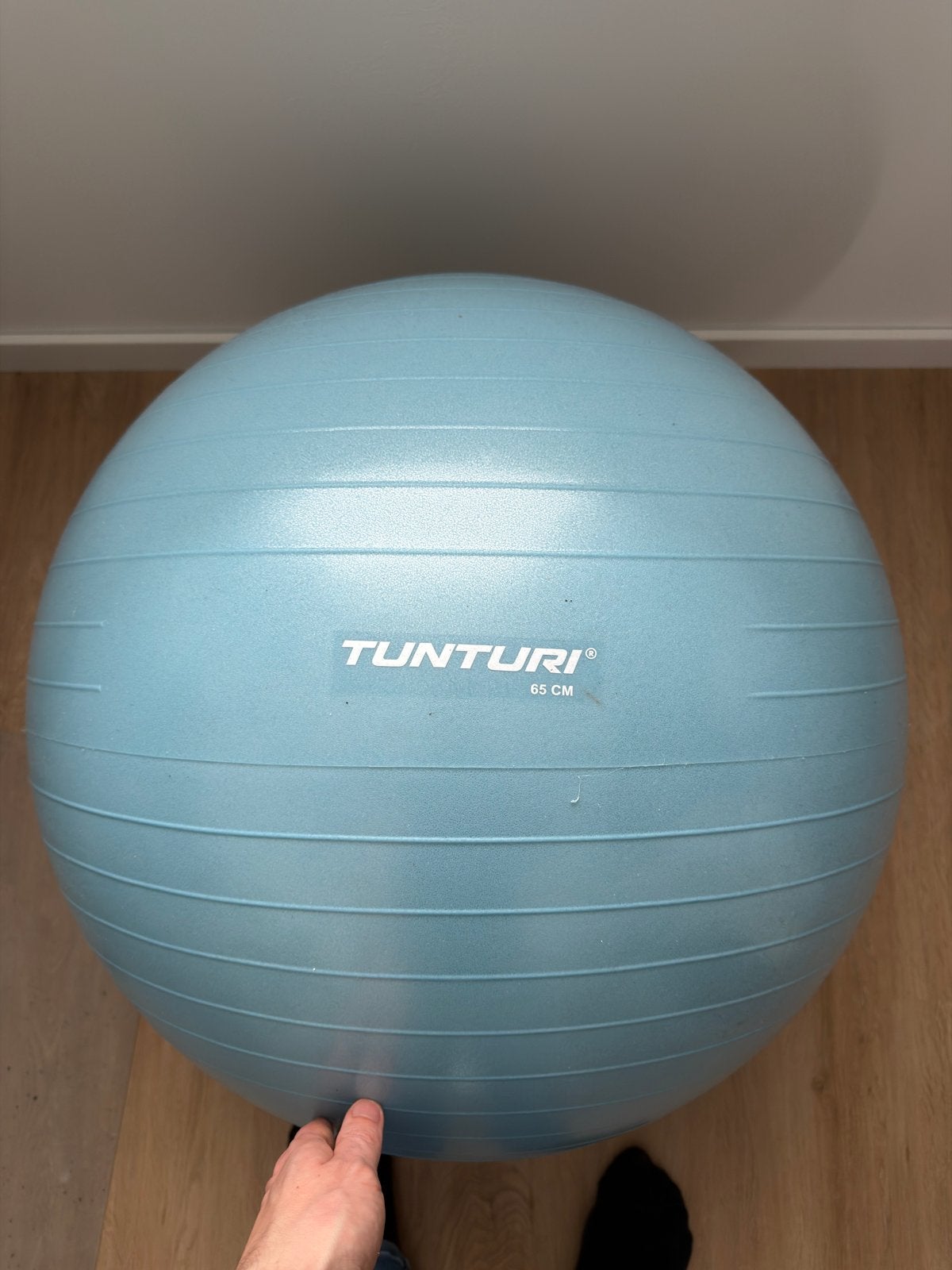Tunturi Fitnessbal 65 cm - Zo goed als nieuw, Ophalen of Verzenden, Zo goed als nieuw, Buik, Fitnessbal