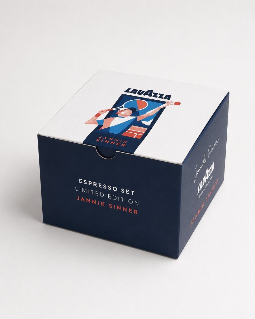 Lavazza Espresso Set Limited Edition – Jannik Sinner, Steen, ., Nieuw, Ophalen of Verzenden