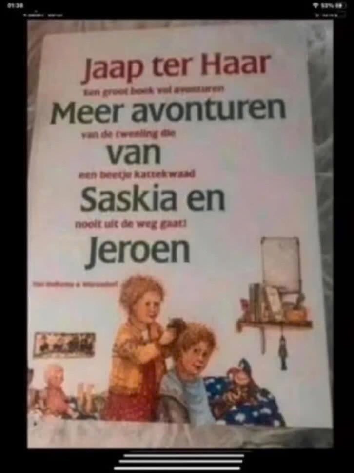 Meer avonturen van Saskia en Jeroen - Jaap ter Haar, Gelezen, Fictie algemeen, Ophalen of Verzenden, Jaap ter Haar