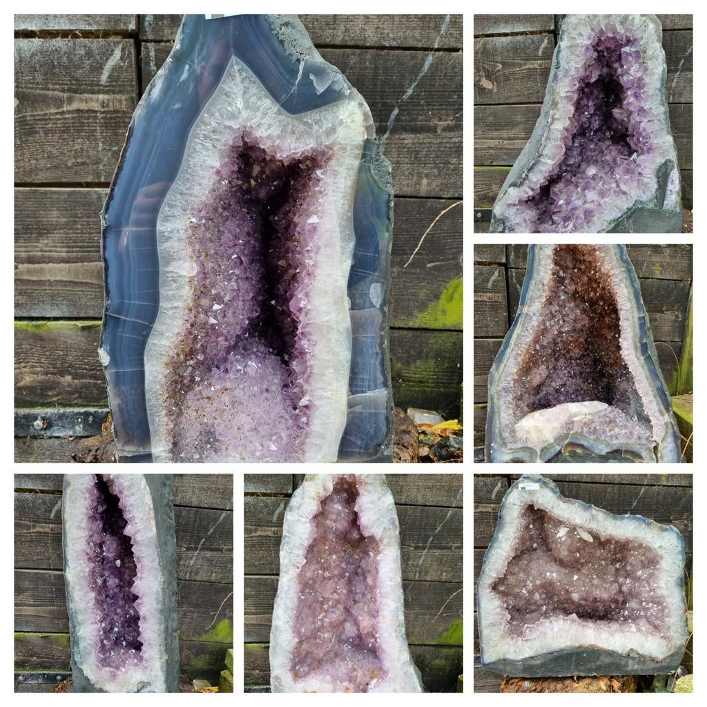 Amethist geodes vanaf 7 euro per kg! Vrijdag tm zondag open, Ophalen, Mineraal