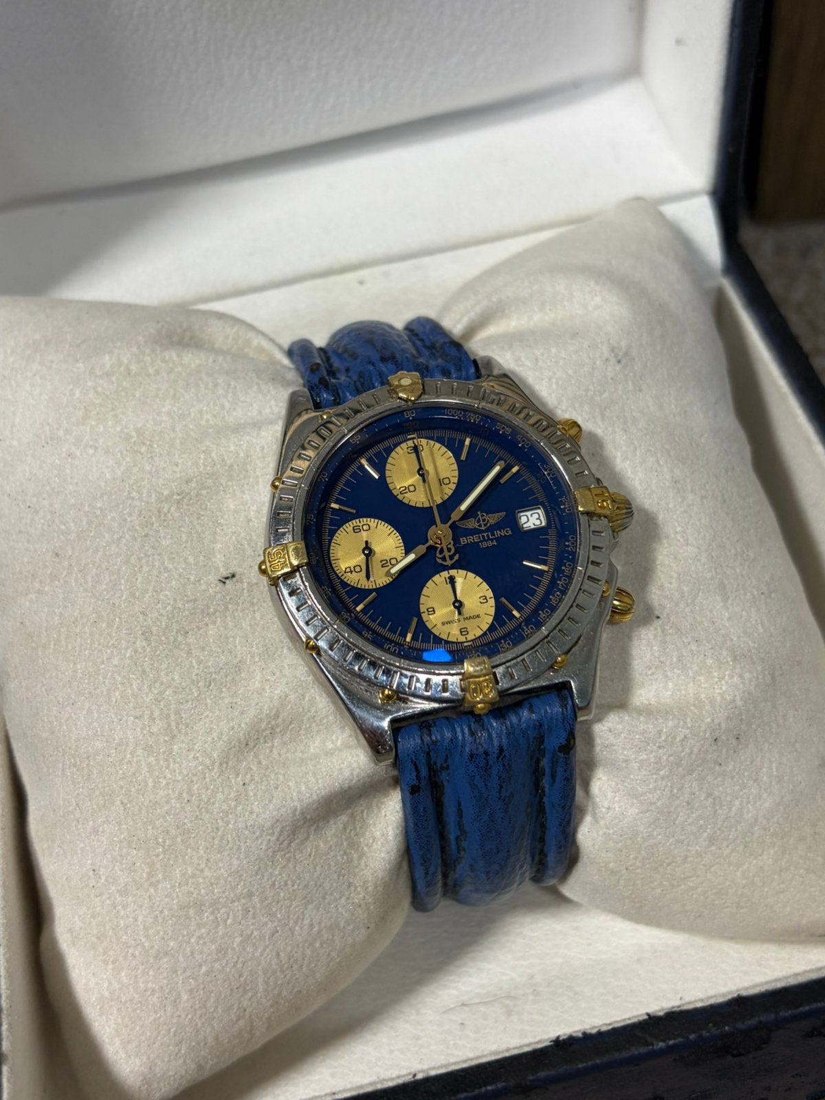 Breitling B13050, Ophalen of Verzenden, Zo goed als nieuw, Staal, Breitling
