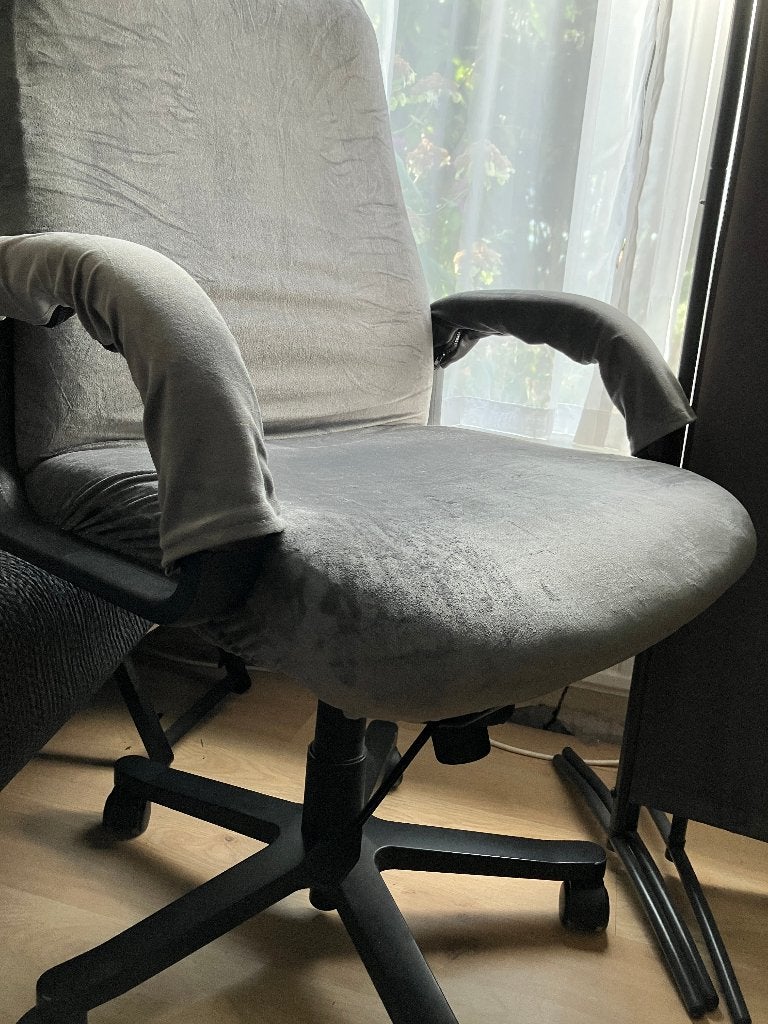 stoel op wieltjes, Ophalen, Gebruikt, Overige kleuren, Leer