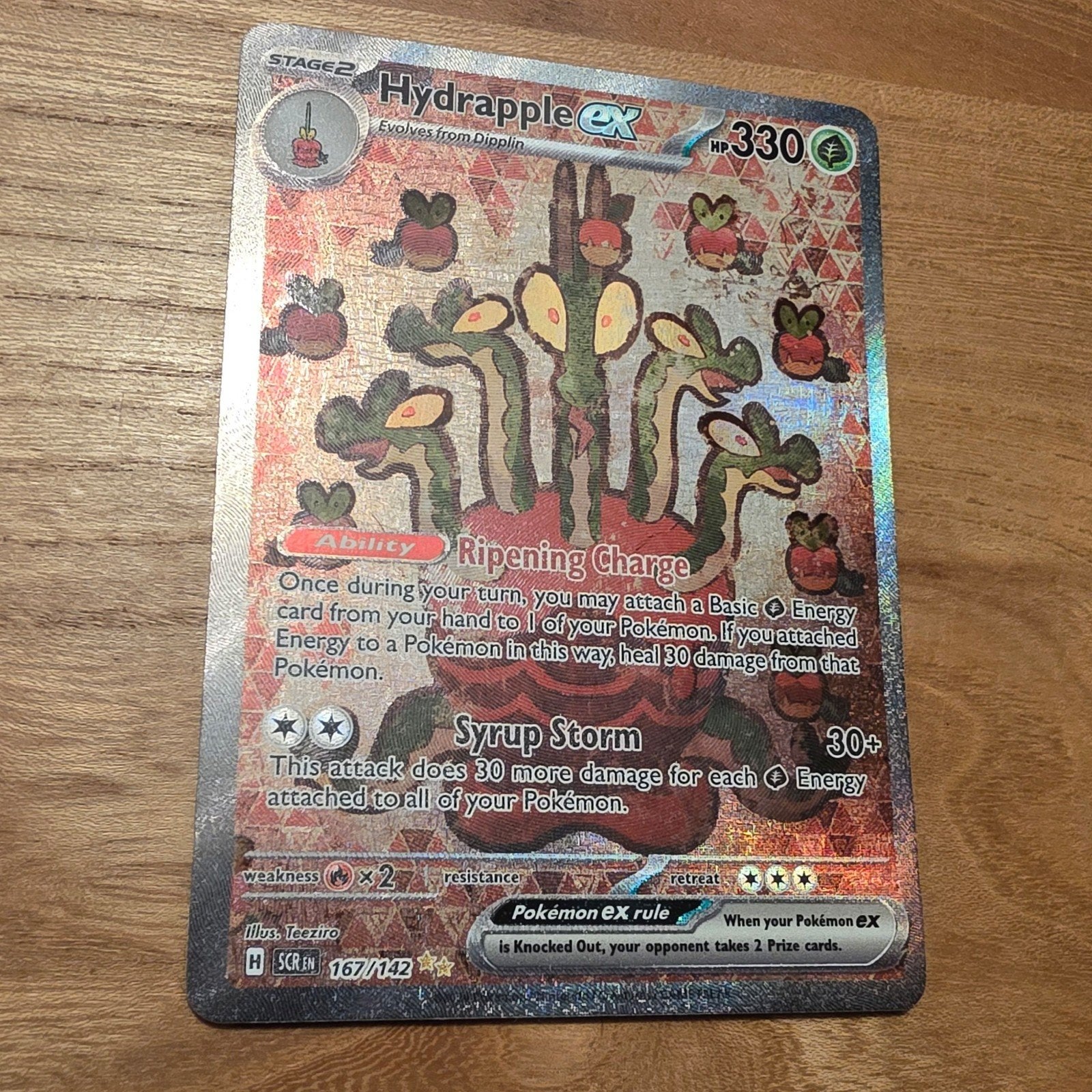 Hydrapple EX secret pokemon kaart SCR, Ophalen of Verzenden, Nieuw