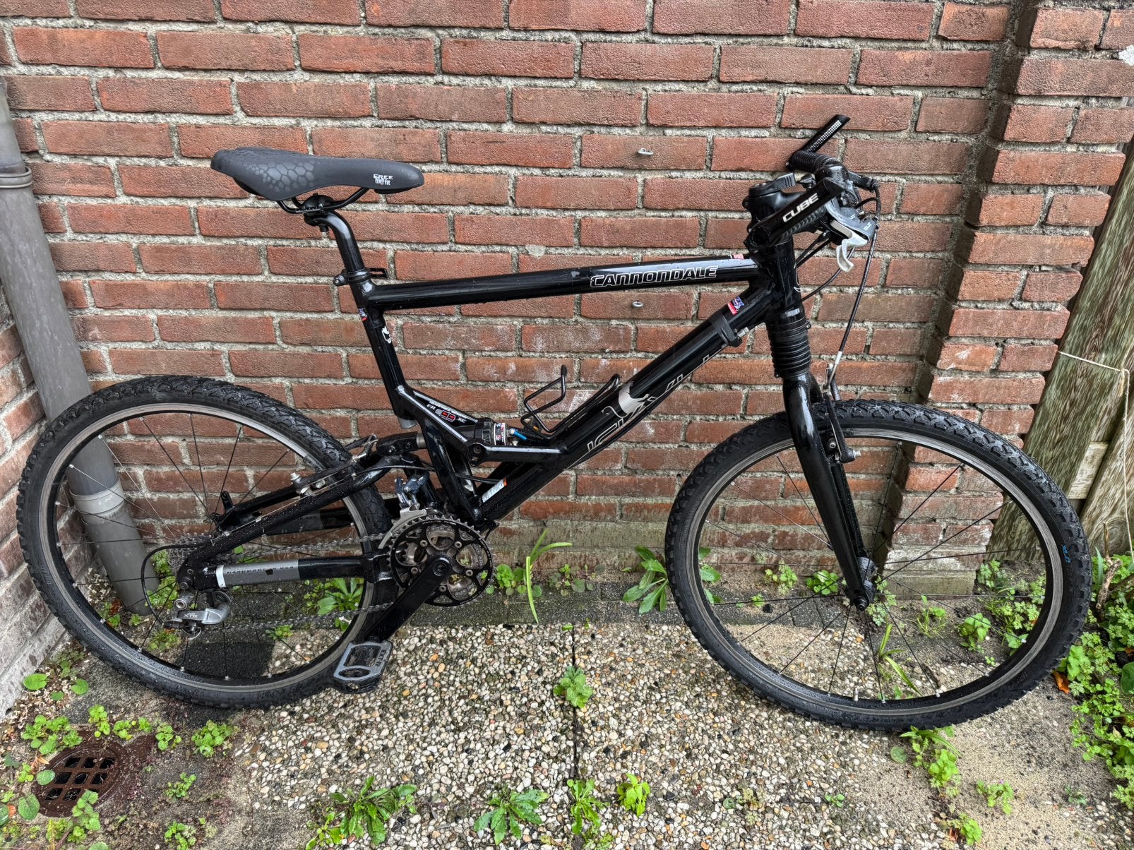 Supermooie zwarte Cannondale mountainbike 24 versnellingen, Fietsen en Brommers, 45 tot 49 cm, Fully, Ophalen