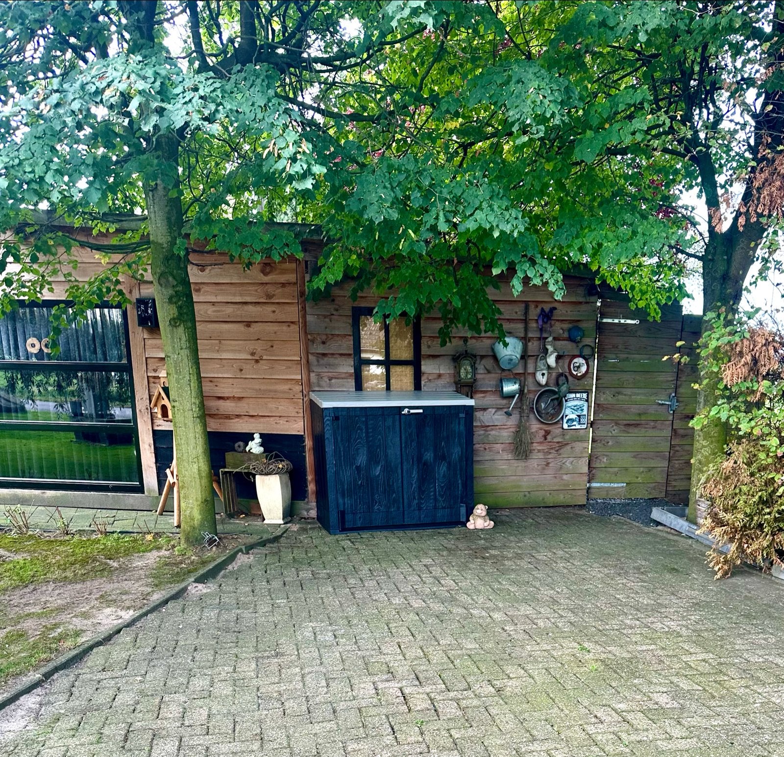 *Pakket brievenbus GROOT kunststof houtlook*, Ophalen, Nieuw, Kunststof, Overige typen