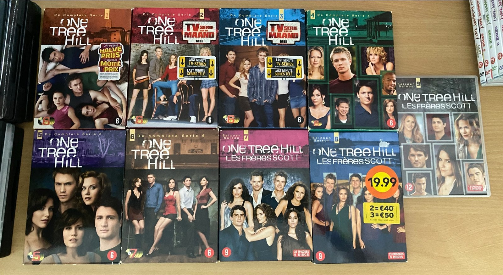 One Tree Hill Complete Serie DVD Boxen (Seizoen 1-9), Cd's en Dvd's, Gebruikt, Drama, Ophalen of Verzenden, Vanaf 12 jaar