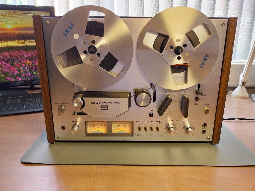 Akai GX-4000D, Ophalen, Bandrecorder