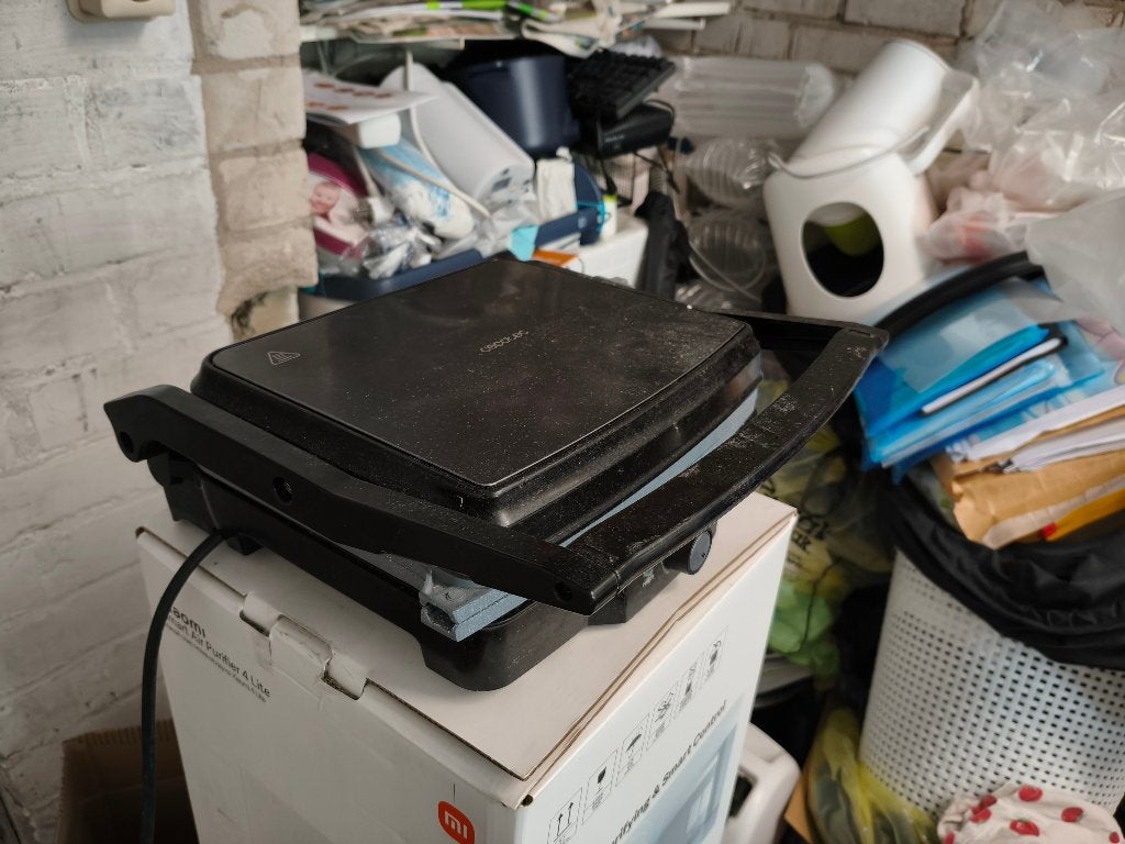 Contactgrill, Witgoed en Apparatuur, Contactgrills, Ophalen of Verzenden, Uitneembare platen, Nieuw