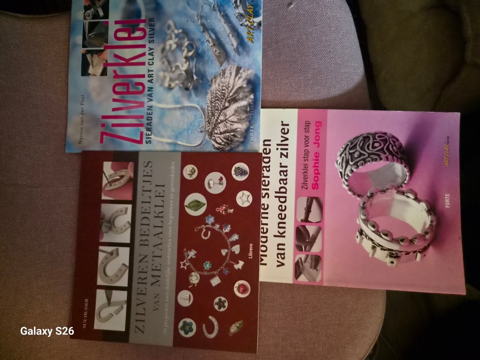 3 Boeken hoe maak je  sieraden van zilverklei, Ophalen of Verzenden, Nieuw, Overige typen
