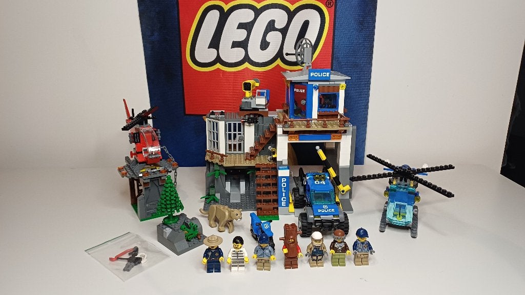 Lego city 60174 bergpolitie politiebureau in de bergen, Kinderen en Baby's, City, Lego, Compleet, Ophalen of Verzenden