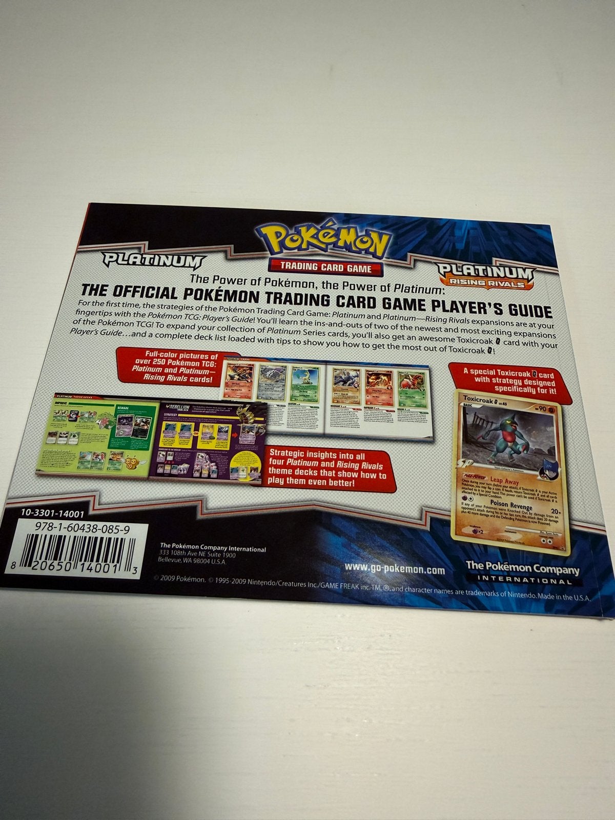 Pokémon TCG Platinum Rising Rivals Player's Guide, Ophalen of Verzenden, Zo goed als nieuw, Boek of Catalogus