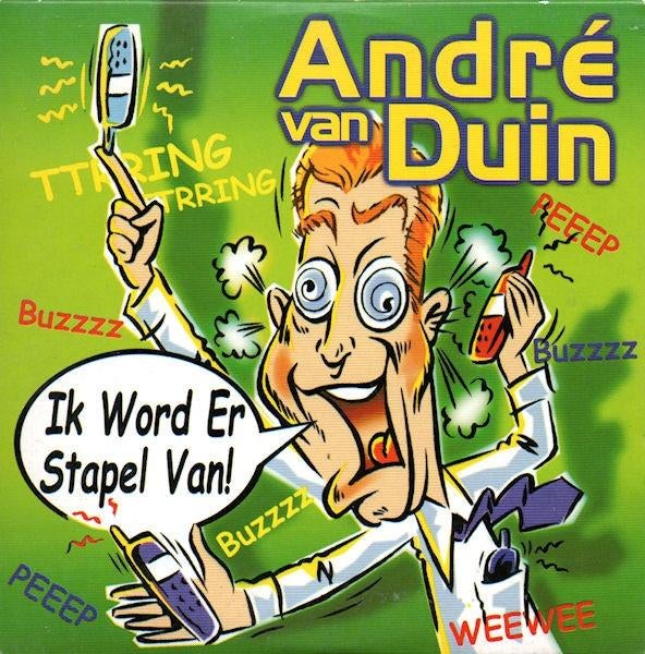 ANDRE VAN DUIN CD SINGLE IK WORD ER STAPEL VAN, Ophalen of Verzenden, Zo goed als nieuw, Pop