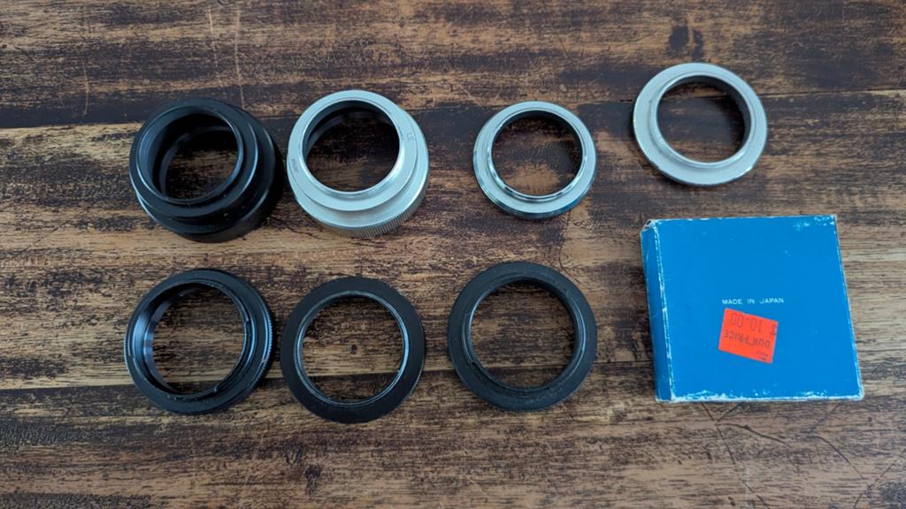 T-adapters m39, Contax Yashica m42 Minolta (2x), Verzamelen, Ophalen, 1960 tot 1980, Lens of Lenzen