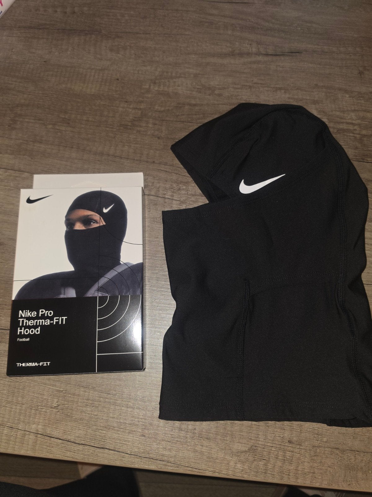 Nike Pro Therma-FIT Hood - Voetbal Bivakmuts, Zwart, Nike, Nieuw, Overige maten