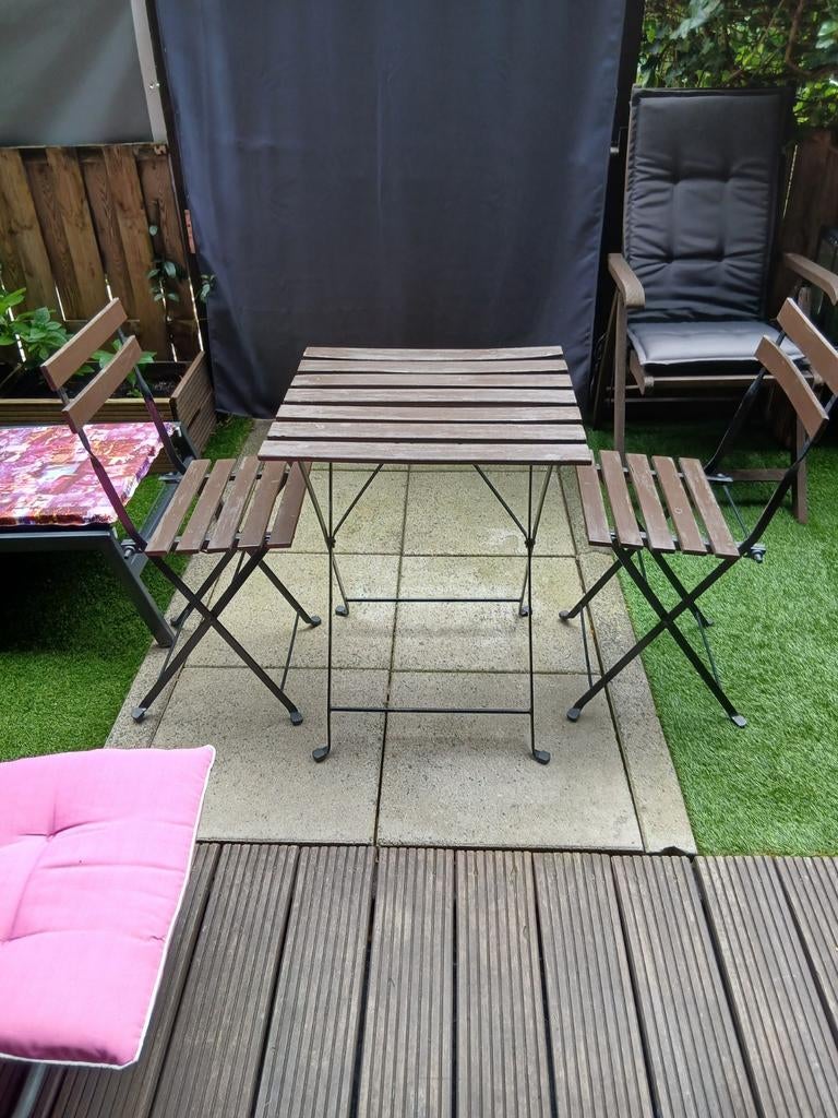 Bistroset met twee stoelen, Ophalen, Overige materialen, 2 zitplaatsen