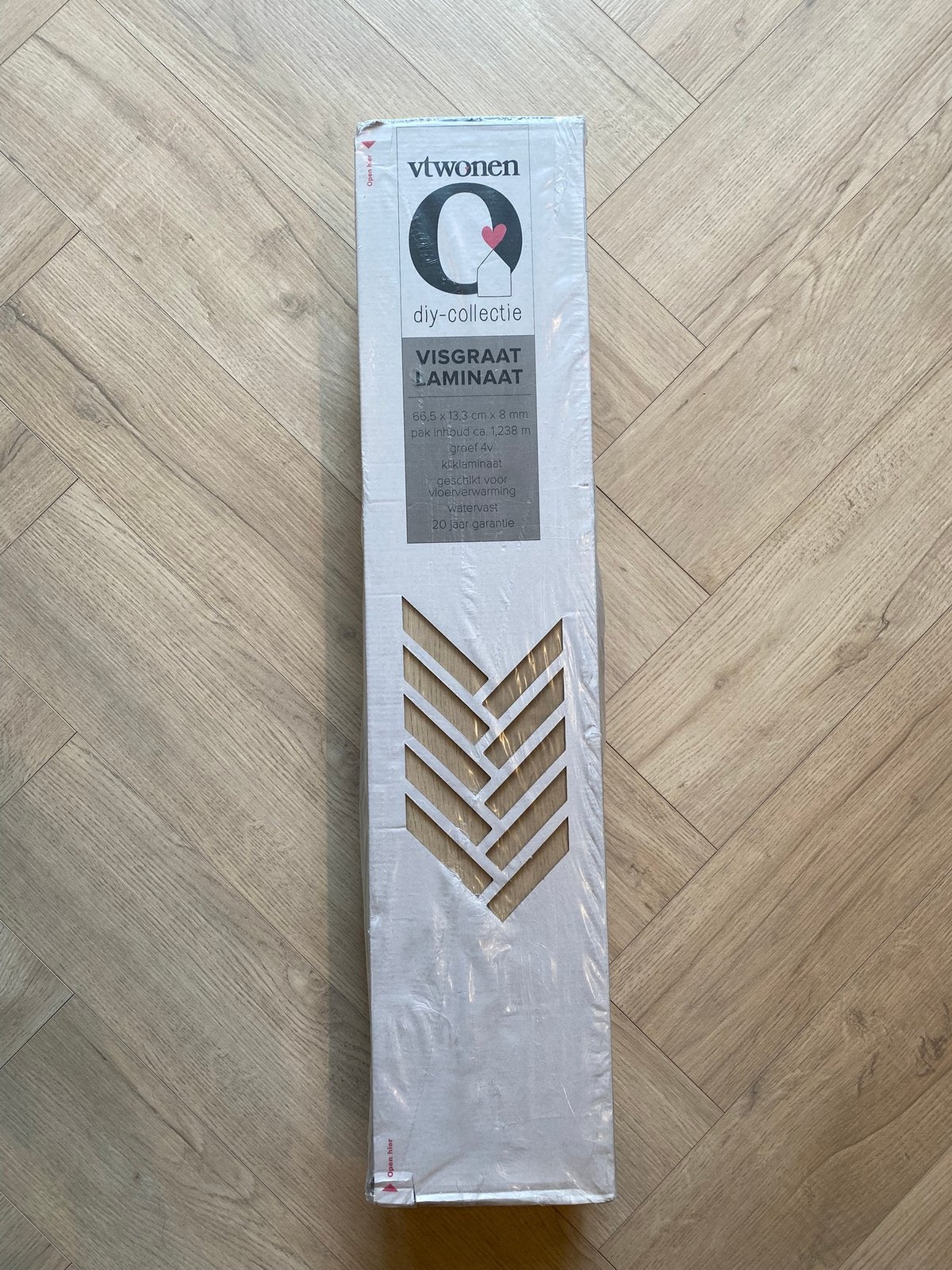 Visgraat laminaat van vtwonen, Ophalen, 50 tot 150 cm, Zo goed als nieuw, 10 tot 30 cm