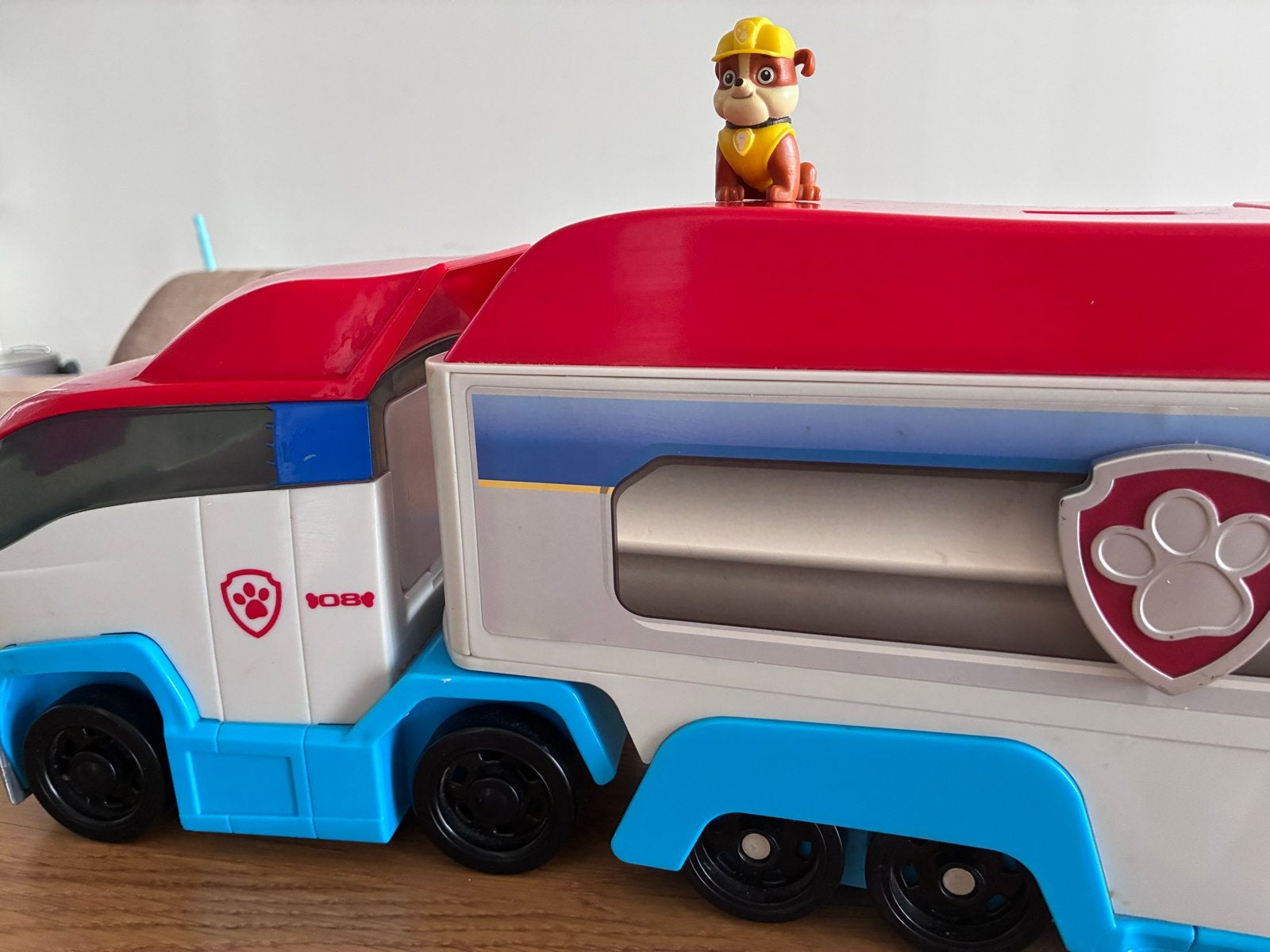 Paw Patrol Patroller Truck met Rubble figuur, Ophalen of Verzenden, Zo goed als nieuw