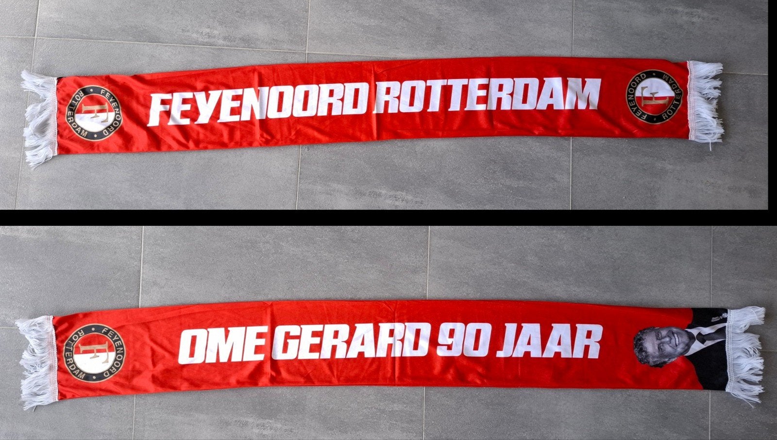 Feyenoord sjaal / Gerard Meijer, Ophalen of Verzenden, Zo goed als nieuw, Feyenoord, Vaantje of Sjaal