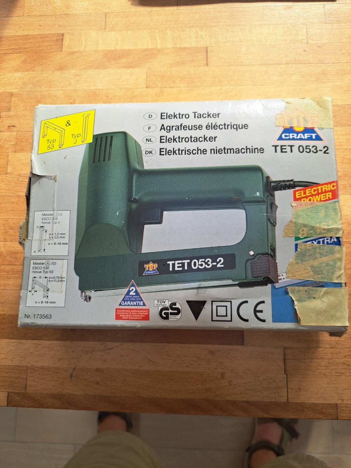 TOP CRAFT TET 053-2 Elektrische Nietmachine, Ophalen, Gebruikt