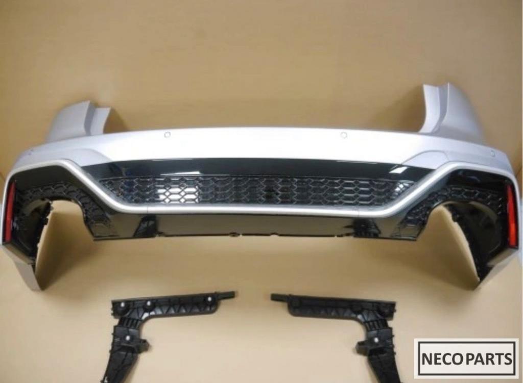 AUDI A6 RS6 C8 ACHTERBUMPER 6xPDC LZ7G ORIGINEEL, Gebruikt, -, Achter, -