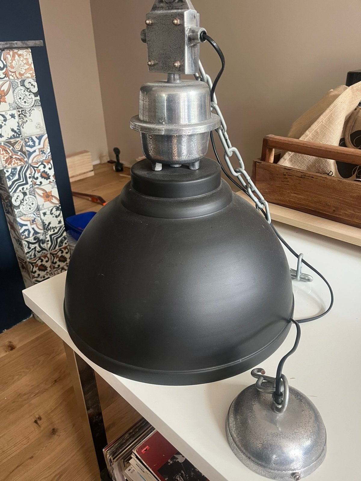 Industriële lamp, Ophalen, Zo goed als nieuw