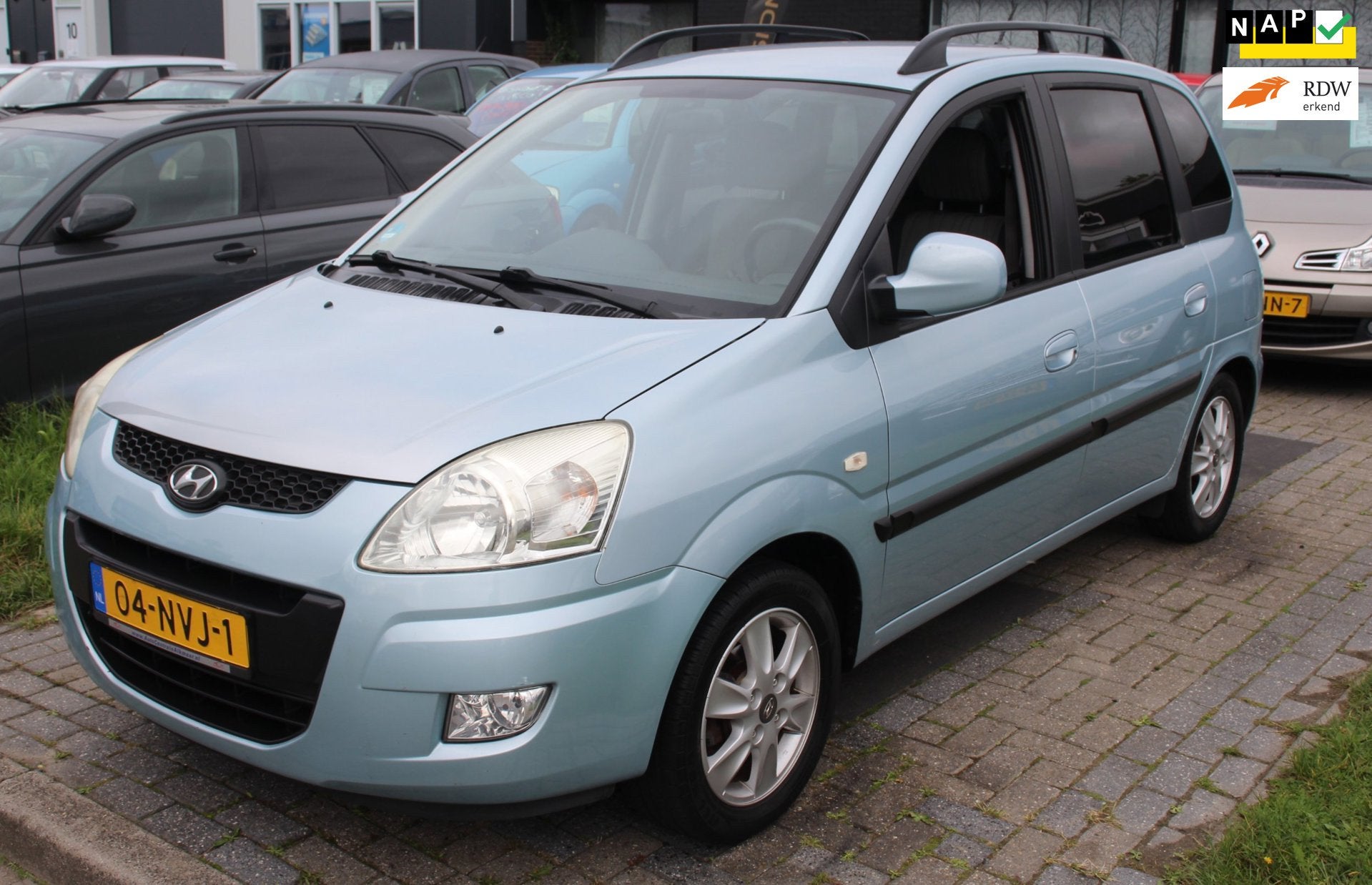 Hyundai Matrix 1.6i Style Airco Trekhaak LM-Velgen Dakrails, Auto's, Voorwielaandrijving, Matrix, Stof, Gebruikt