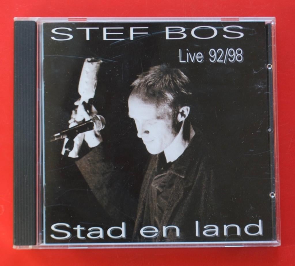 cd Stef Bos Stad en land live 92/98 + oa Papa, Door de wind, Ophalen of Verzenden, Gebruikt