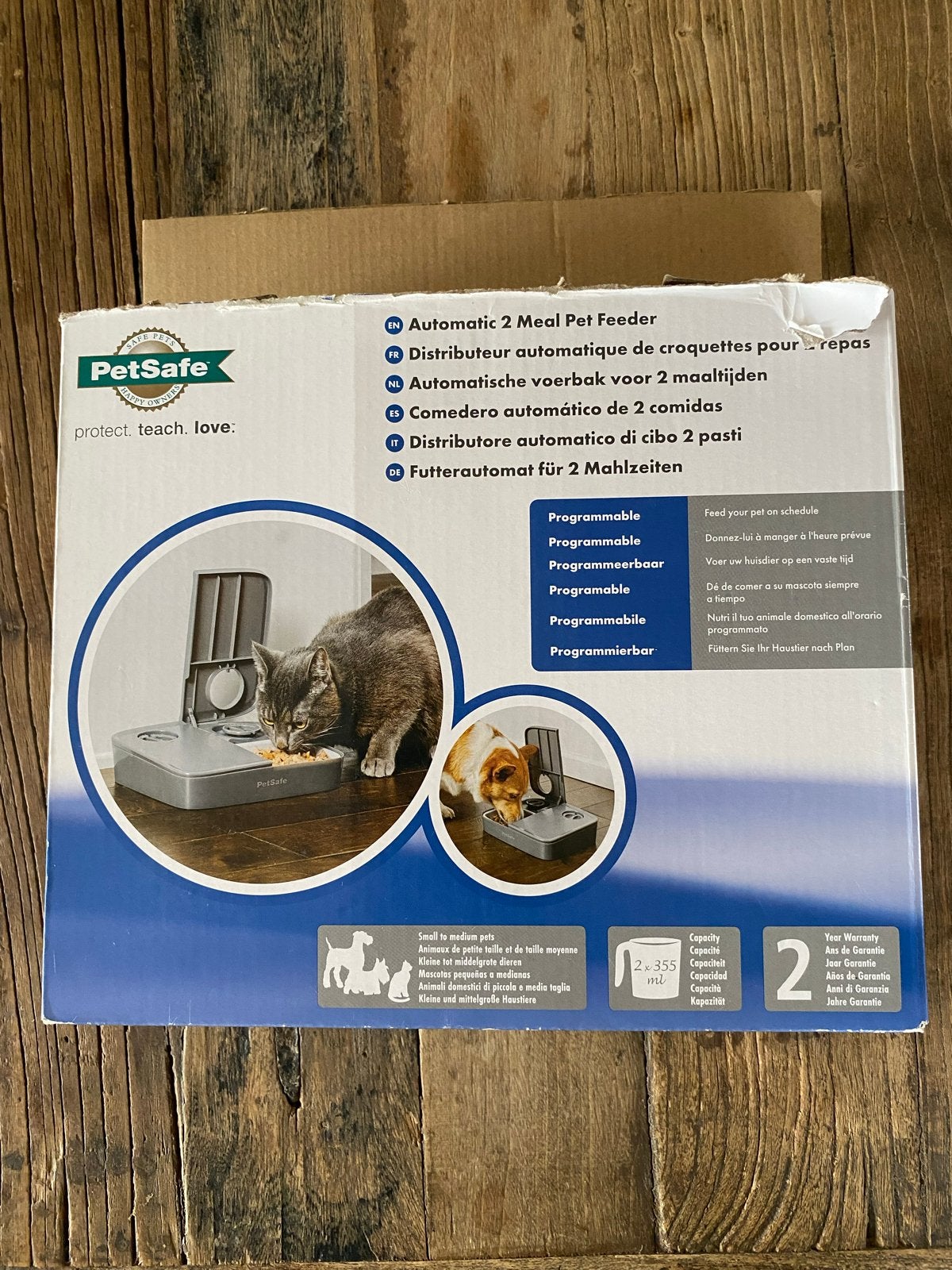Petsafe automatische voerbak voor kat of kleine hond, Ophalen of Verzenden, Zo goed als nieuw
