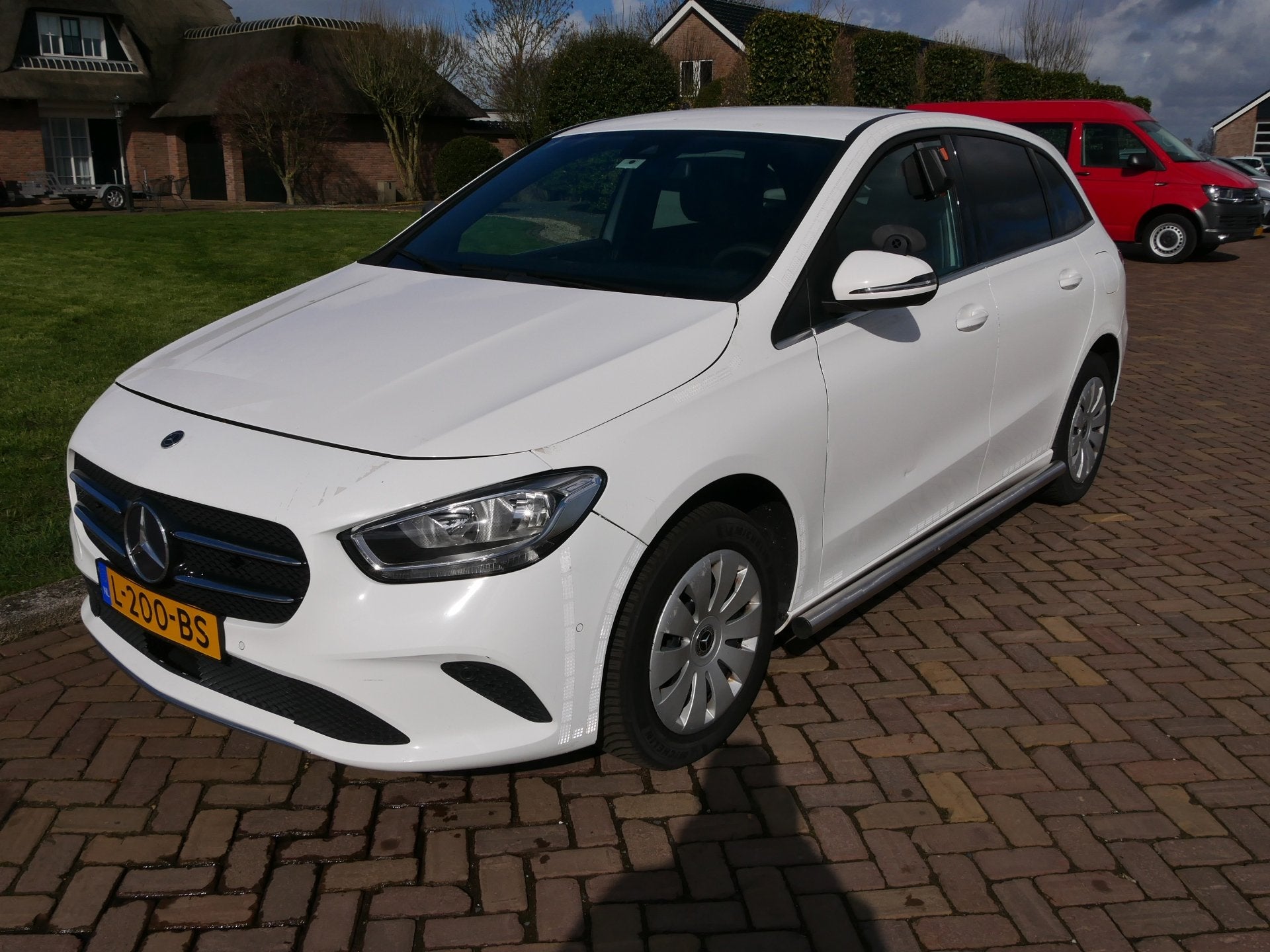 Mercedes-Benz B-klasse 200d AUT. AC CAMERA 2021 * EX POLICE, Stof, Gebruikt, 4 cilinders, 150 pk