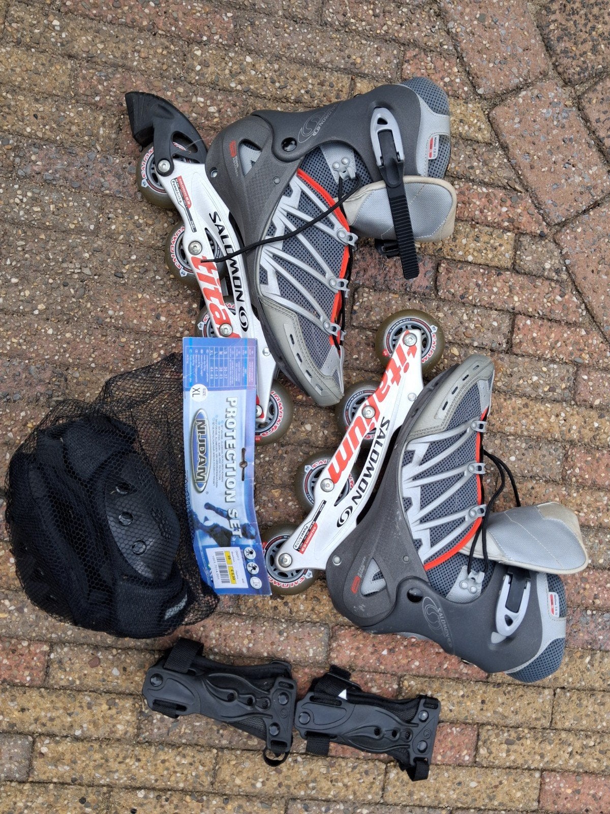 Rollerskates Maat 46, Sport en Fitness, IJshockey, Ophalen, Gebruikt, Stick