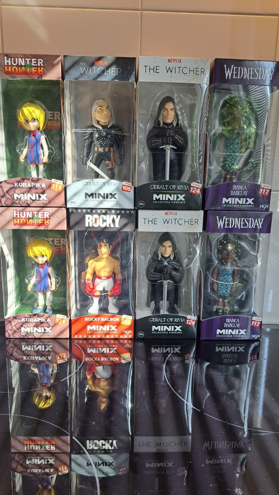 Partij Minix Collectible : The Witcher, Wednesday, Hunter x, Ophalen of Verzenden, Nieuw