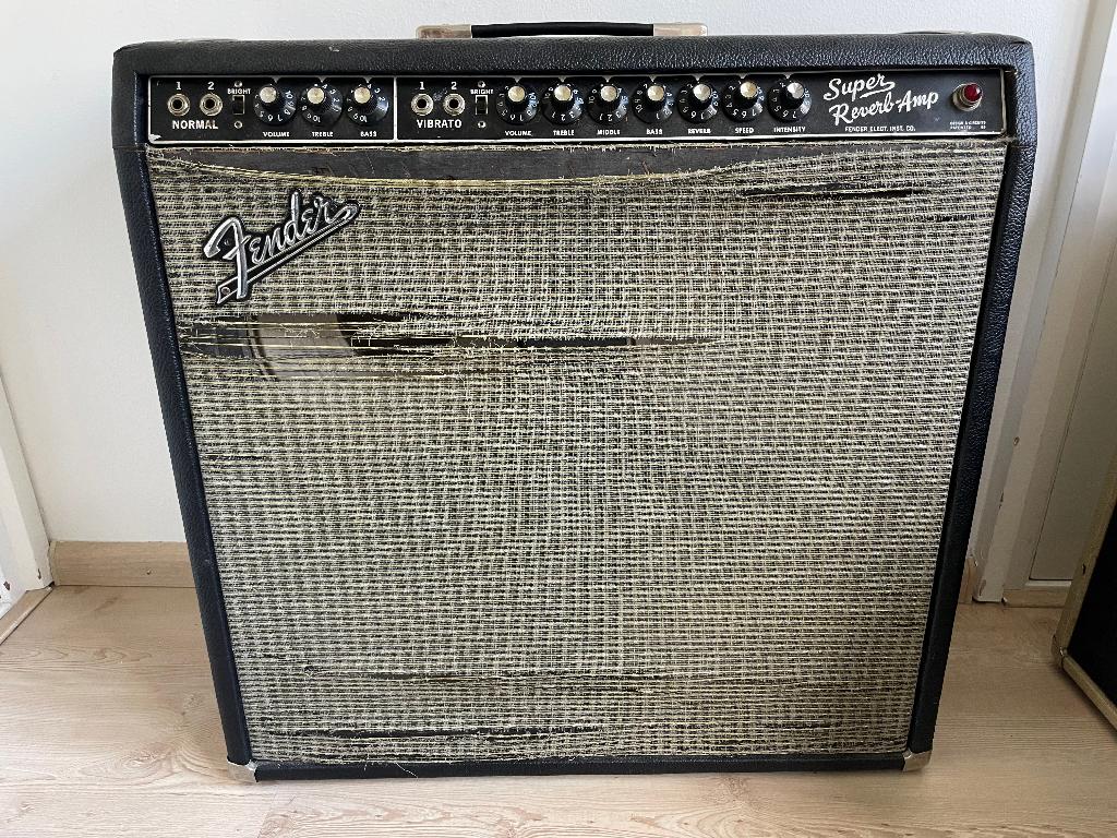 Fender Super Reverb uit begin jaren '60., Muziek en Instrumenten, Ophalen, Gebruikt, Gitaar, Minder dan 50 watt