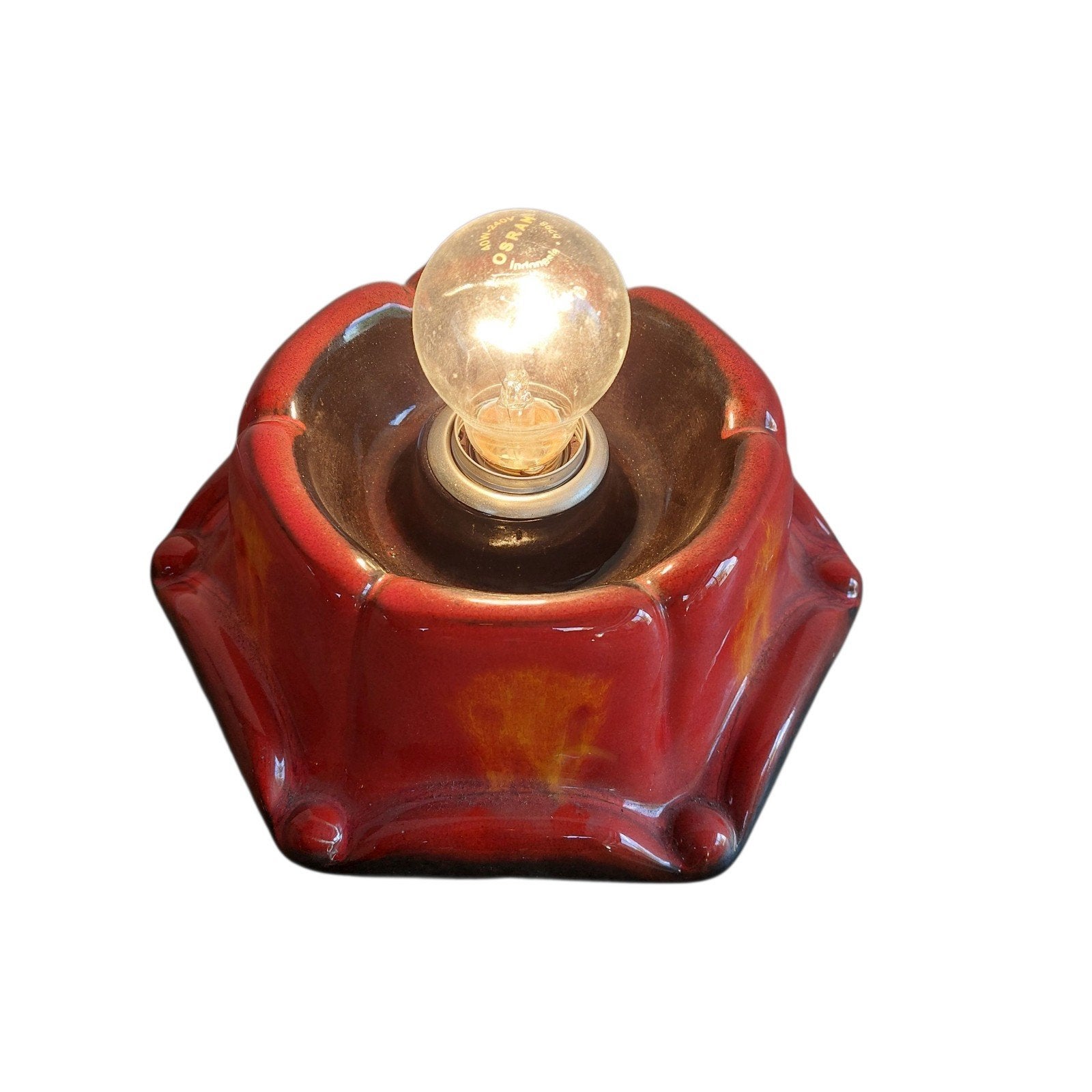 Vintage keramiek wandlamp, Ophalen