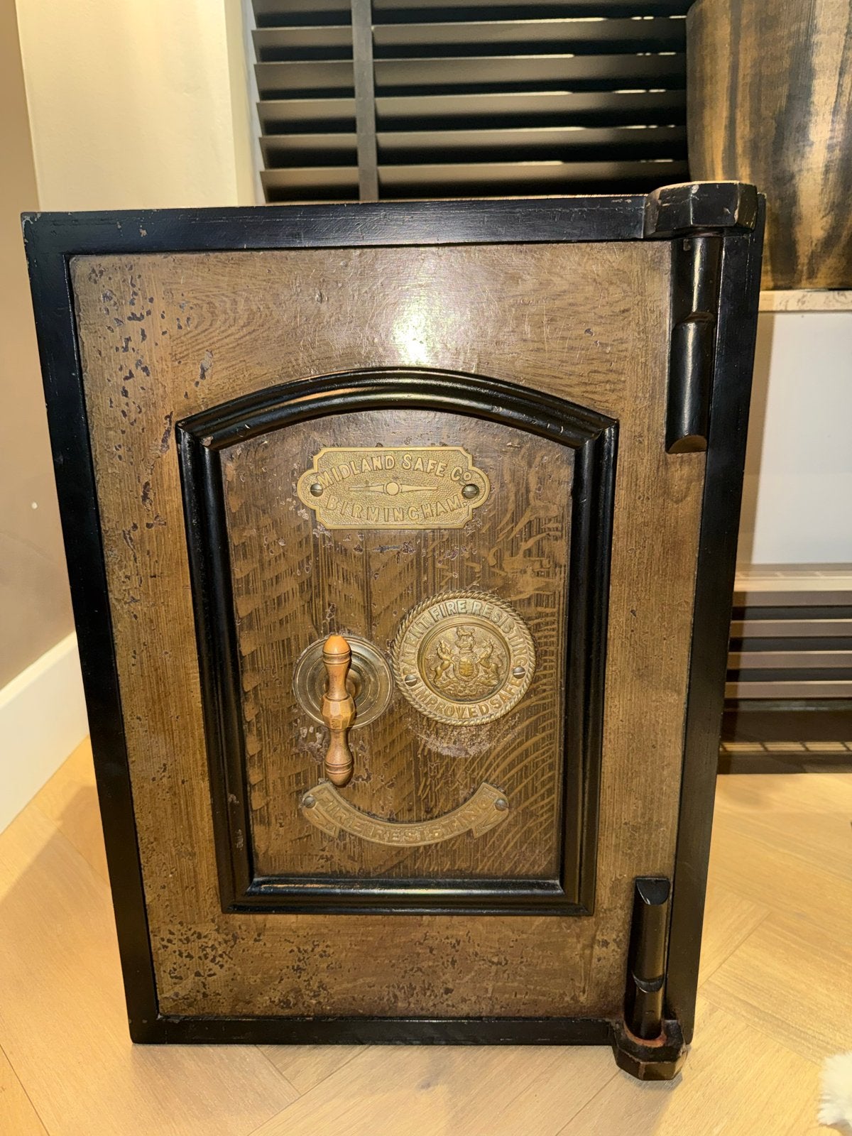 Antieke Midland Safe Co. Brandkast - Birmingham, Ophalen of Verzenden, Gebruikt, Brandkast