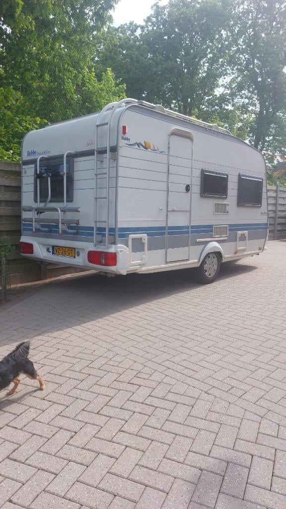 Hobby caravan, Caravans en Kamperen, Koelkast, Standaardzit, Hobby, 2 aparte bedden